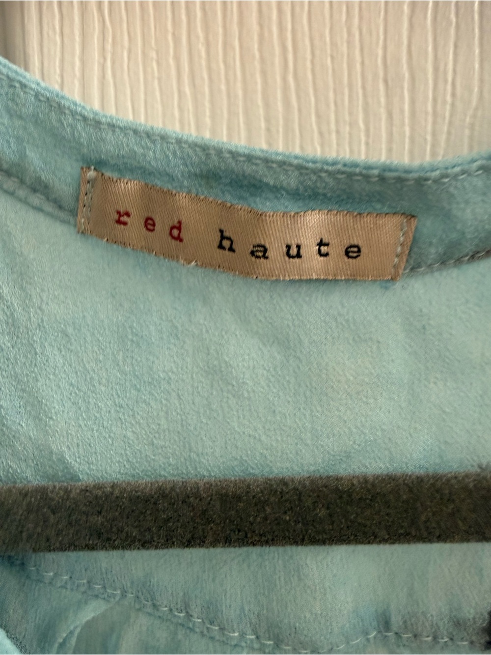 Red Haute Black and Light Blue Tie-Dye Sleeveless Camisole - Picture 3 of 3